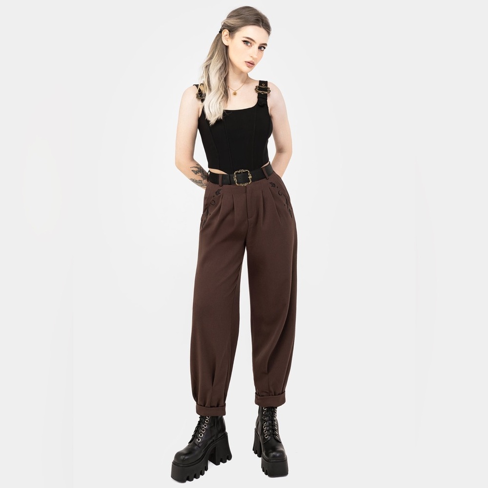 Disturbia Dianne Embroidered Balloon Trousers US 10 / UK 14